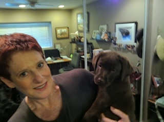 Dr. Lynne with Zippy